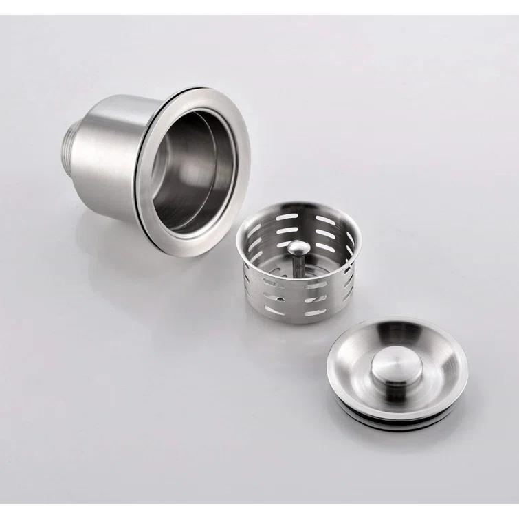 STYLISH 3.5 inch Kitchen Sink Deep Strainer with Removable Basket