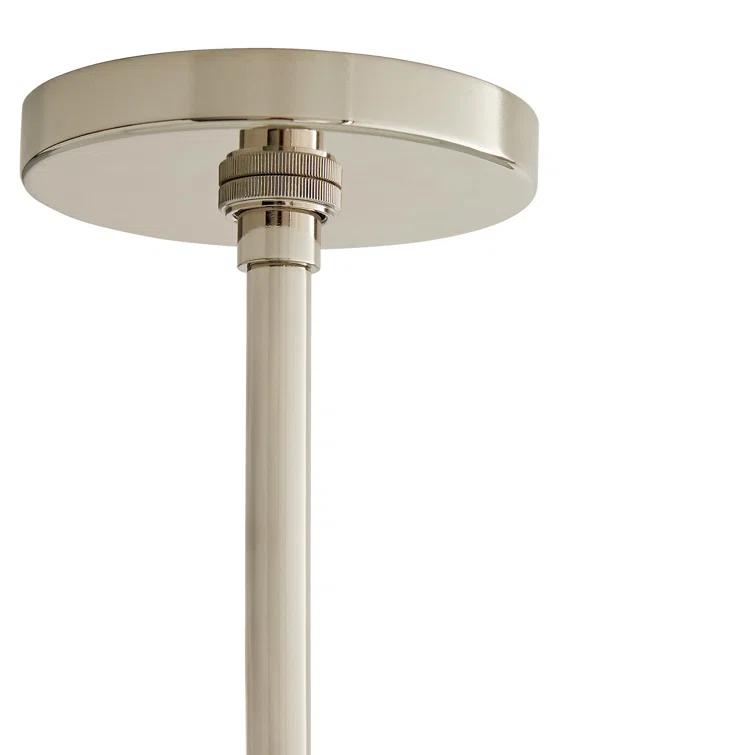 Tarbell Semi-Flush Mount Light by Arteriors - Polished Nickel