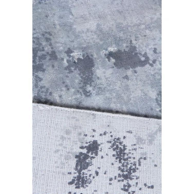 Reflections Abstract Hand-Loomed Silver/Gray/Ivory Area Rug