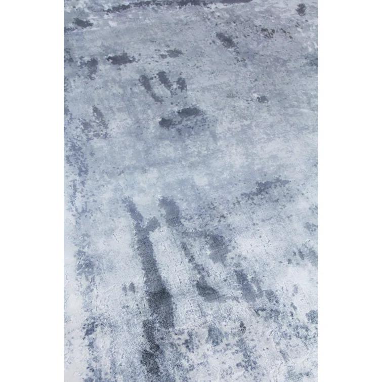 Reflections Abstract Hand-Loomed Silver/Gray/Ivory Area Rug
