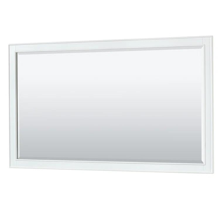 Wyndham Collection Deborah 60'' Single Bathroom Vanity with Marble Top with Mirror