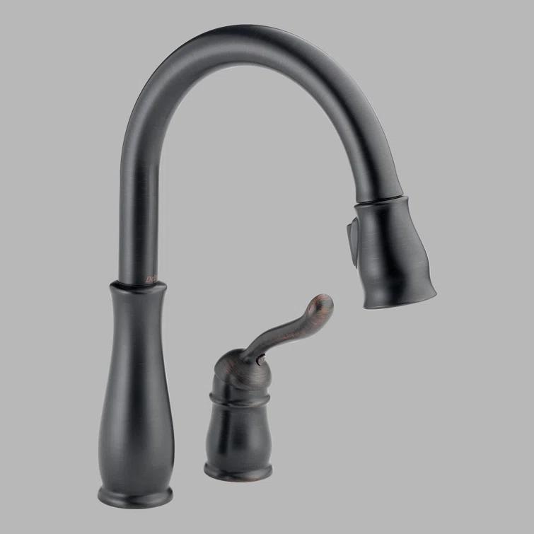 Leland Pull Down Sprayer Kitchen Sink Faucet, Single Handle Kitchen Faucet