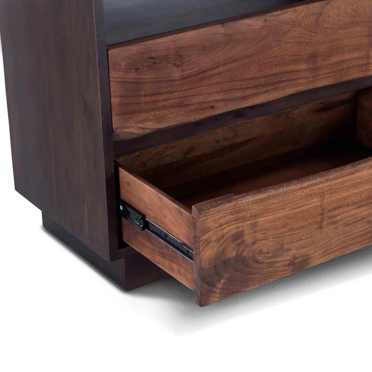 Foundry Select Woodbury Solid Wood 64'' W 4 - Drawer Dresser