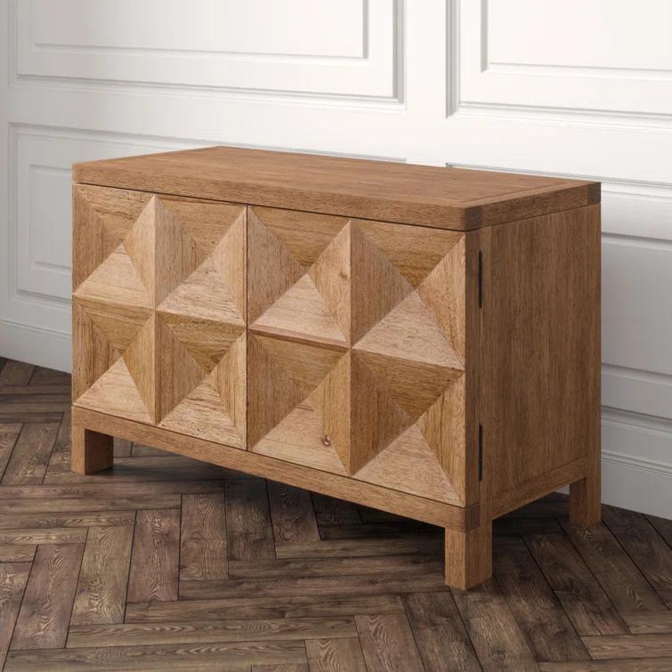 Aaran Small Cabinet - Dark Walnut