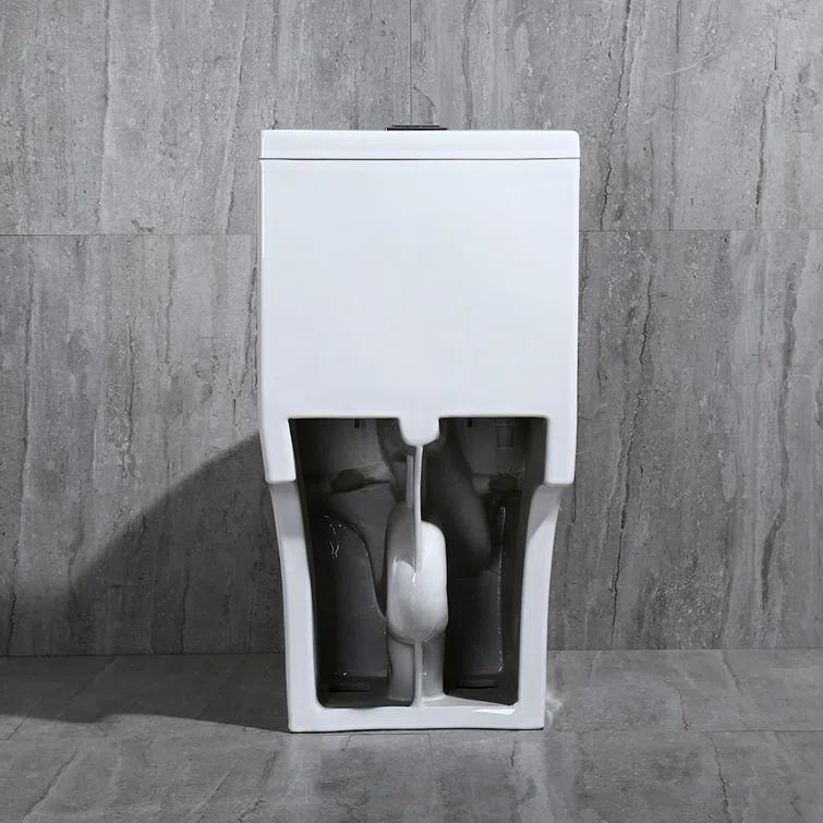 1.28 GPF Space Saving Round Compact One-Piece Toilet (Seat Included)