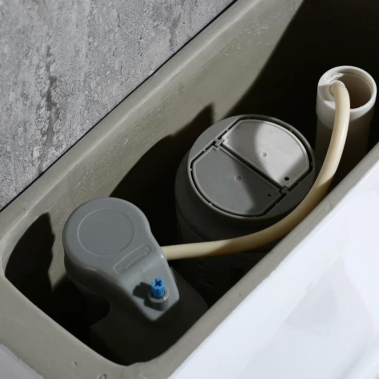 1.28 GPF Space Saving Round Compact One-Piece Toilet (Seat Included)