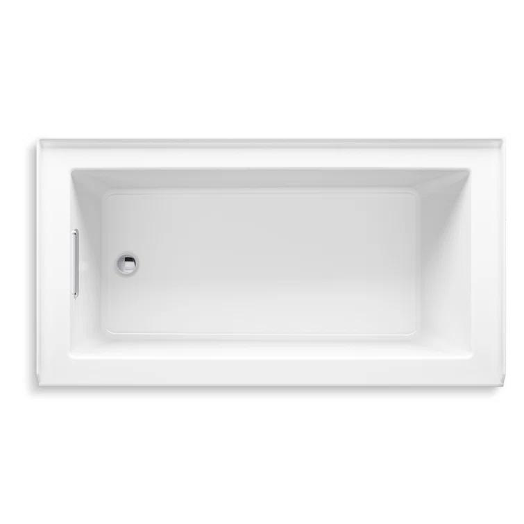 Underscore 60" x 32" Alcove Soaking Bathtub