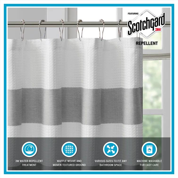 Striped Single Shower Curtain