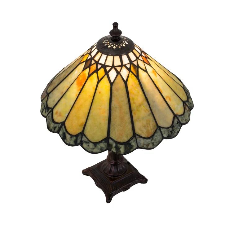 Meyda Home Indoor Bedroom Decorative Lighting 15.5""H Jadestone Carousel Accent Lamp