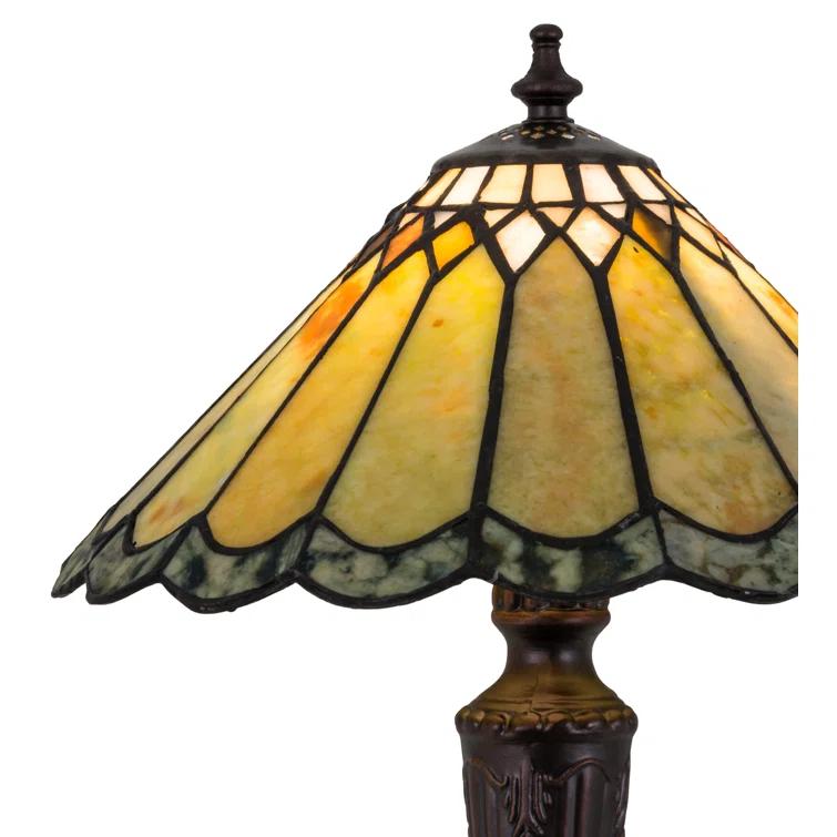 Meyda Home Indoor Bedroom Decorative Lighting 15.5""H Jadestone Carousel Accent Lamp