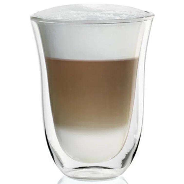 DeLonghi De'Longhi set of 2 Latte Double Wall Thermal Glasses (Set of 2)
