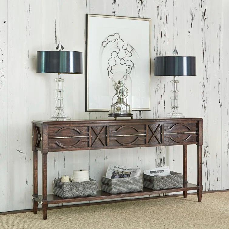 Spindle 68'' Solid Wood Console Table