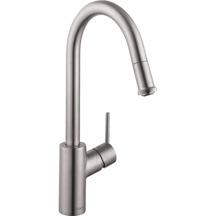 Talis S² Pull Down Single Handle Kitchen Faucet with Handle and Supply Lines