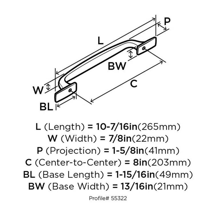 Amerock Highland Ridge Appliance Pull