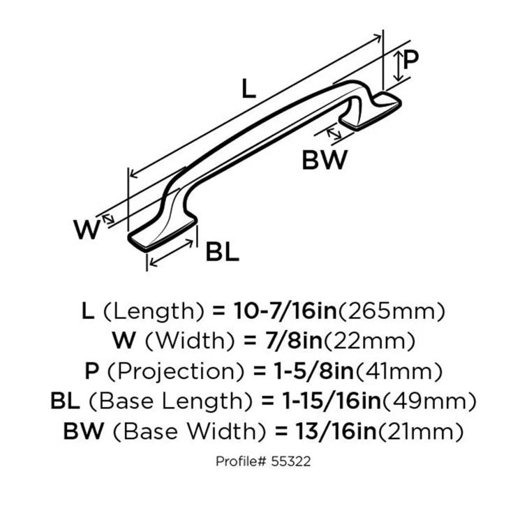 Amerock Highland Ridge Appliance Pull
