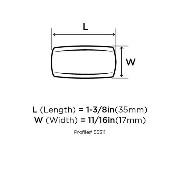 Highland Ridge 1 1/8" Length Bar Knob