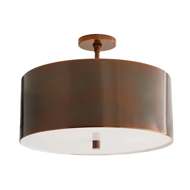 Tarbell Semi-Flush Mount Light by Arteriors - Bronze