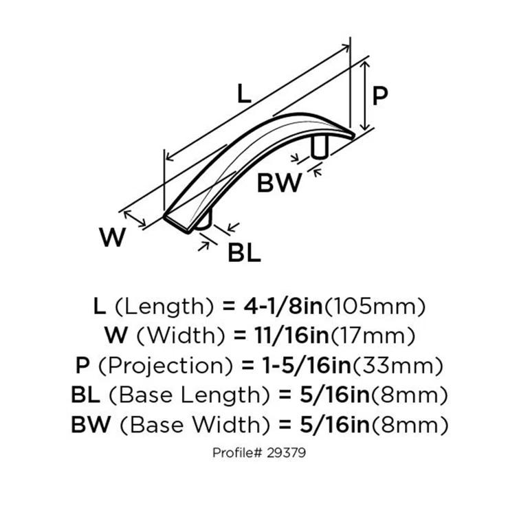 Extensity 3 3/4" Center to Center Arch Pull