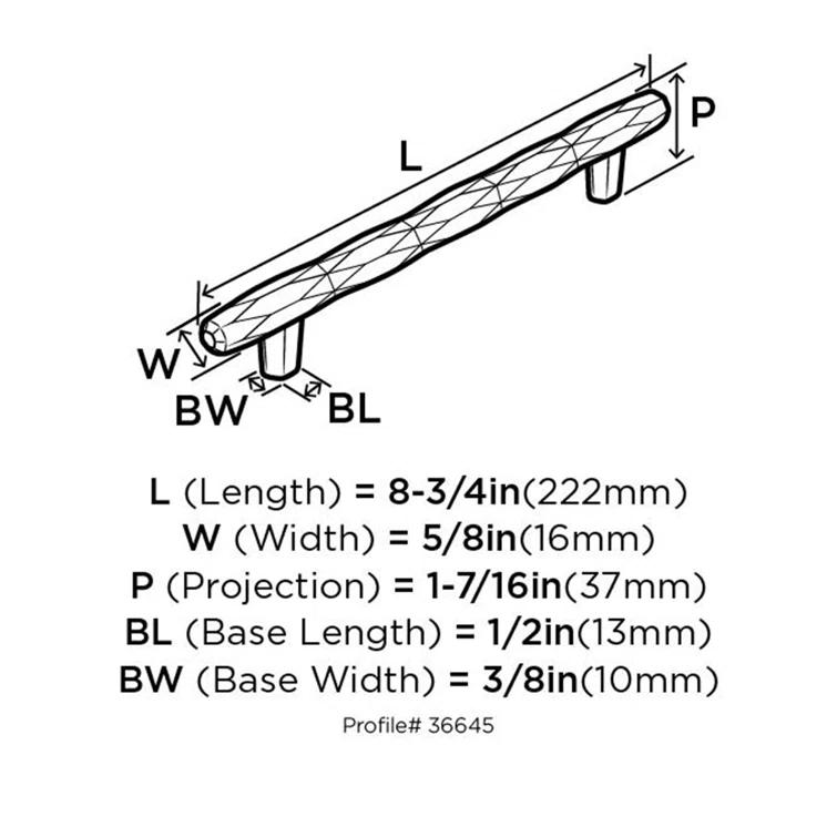St. Vincent 6 5/16" Center to Center Bar Pull
