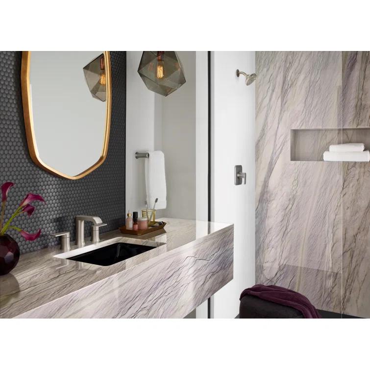Genta LX Two-Handle Widespread Bathroom Faucet Trim Kit, Valve Required