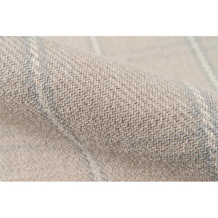 Dover Flatweave Wool Beige Area Rug