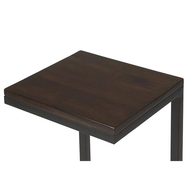 Butler Specialty Kilmer Wood Metal Finsih Accent Table In Brown