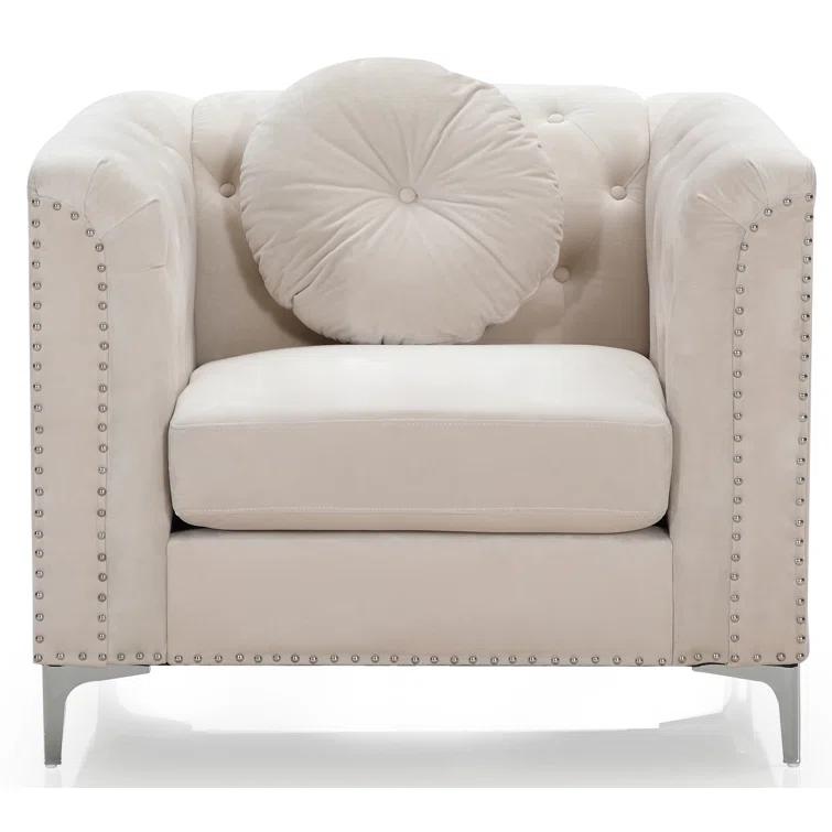 Soho Velvet Chesterfield Chair