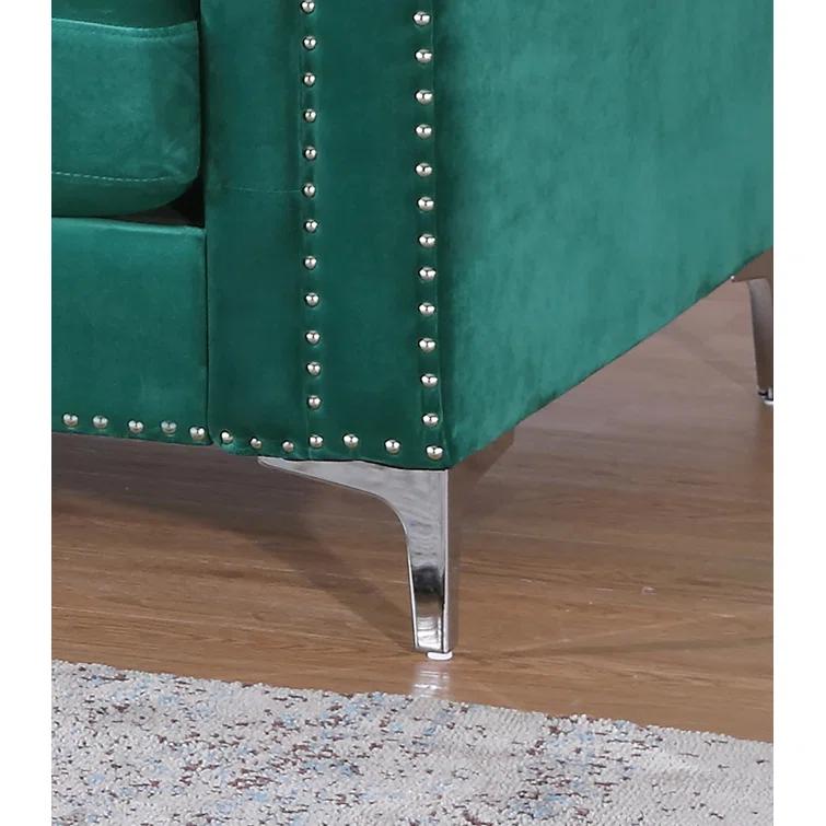 Soho Velvet Chesterfield Chair