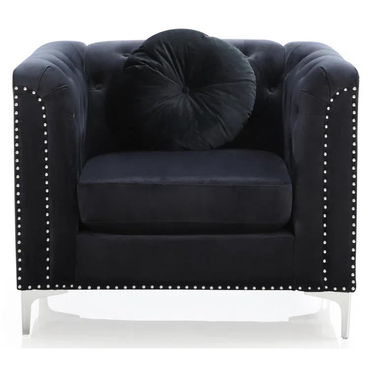 Locker Velvet Armchair