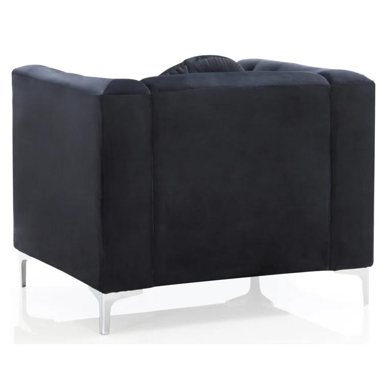 Locker Velvet Armchair