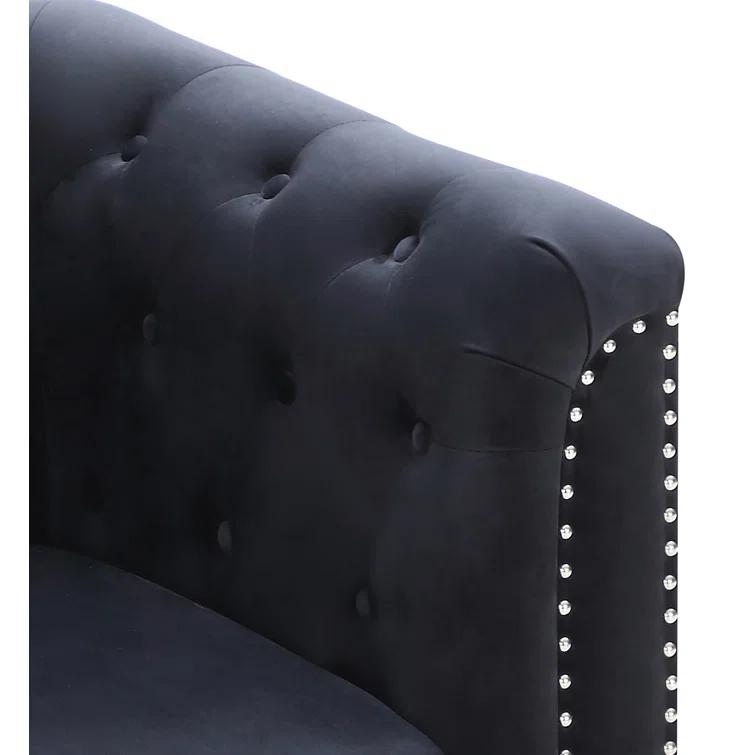 Locker Velvet Armchair