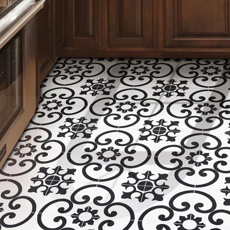 Moroccan Mosaic Orika 8" x 8" Cement Patterned Wall & Floor Tile