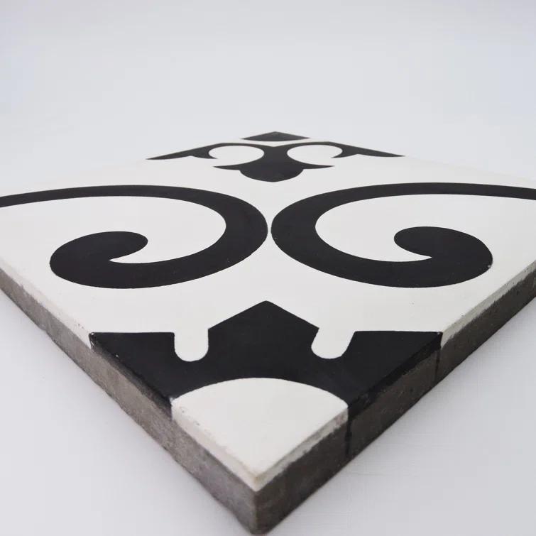 Moroccan Mosaic Orika 8" x 8" Cement Patterned Wall & Floor Tile