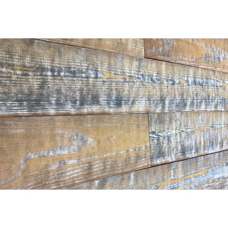 Thermo-Treated 1/4 in. x 5 in. x 4 ft. Barn Wood Wall Planks (10 sq. ft. 6-Pack)