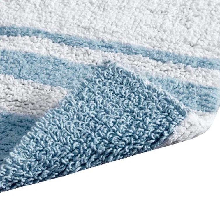 Madison Park Cotton Reversible Bath Rug