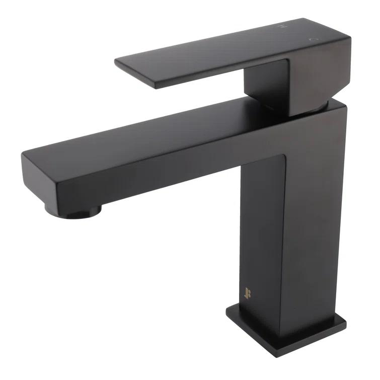 Single Hole Bathroom Faucet with Pop-up Drain and Strainer Basket