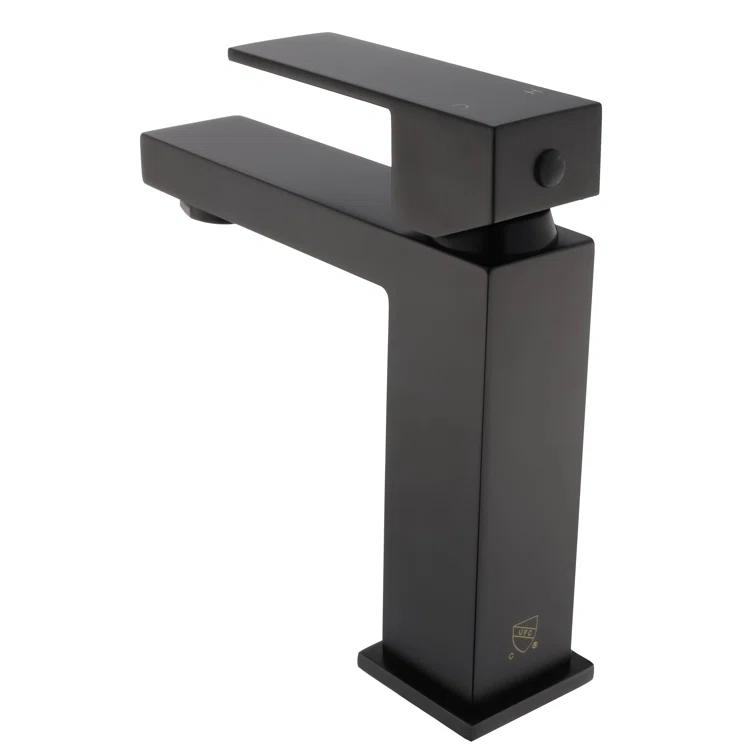 Single Hole Bathroom Faucet with Pop-up Drain and Strainer Basket