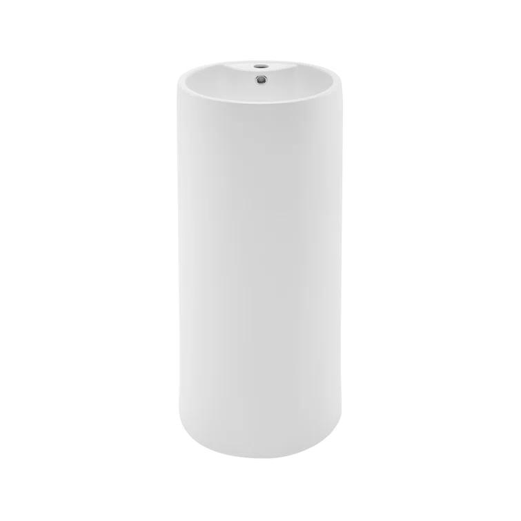 Monaco Circular Basin Pedestal Sink