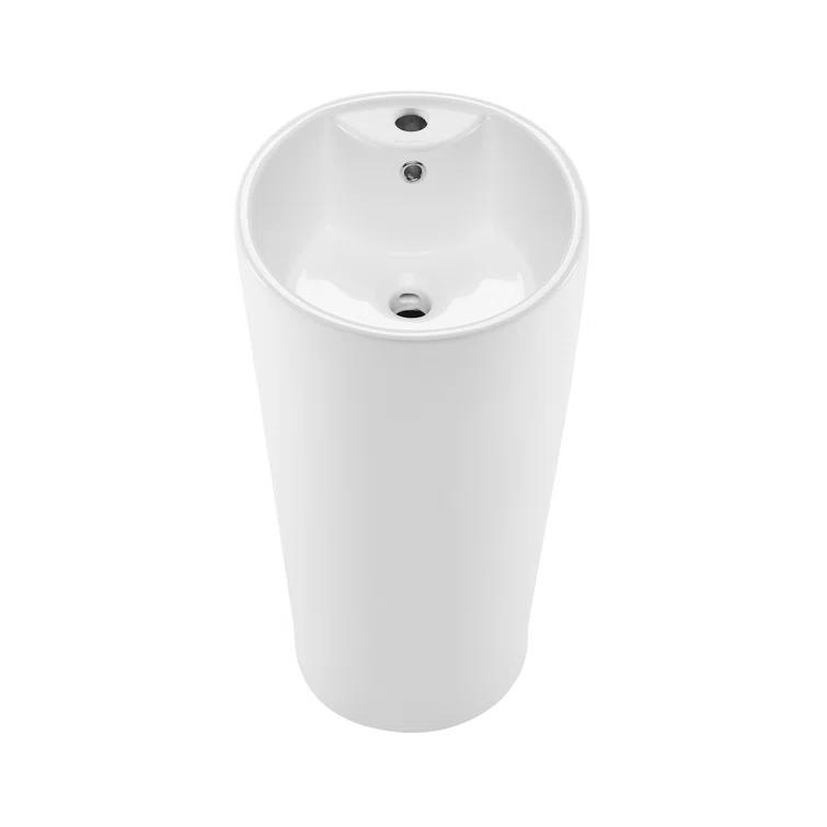 Monaco Circular Basin Pedestal Sink
