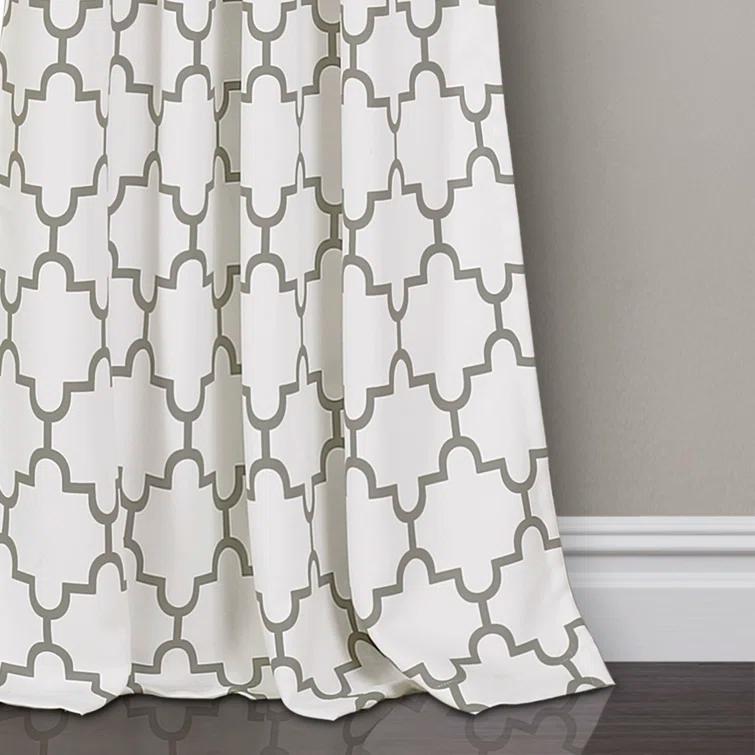 Lush Decor Polyester Room Darkening Curtain Pair (Set of 2)
