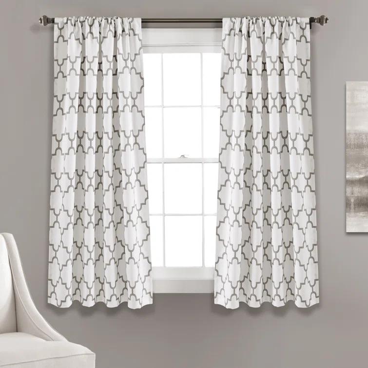 Lush Decor Polyester Room Darkening Curtain Pair (Set of 2)