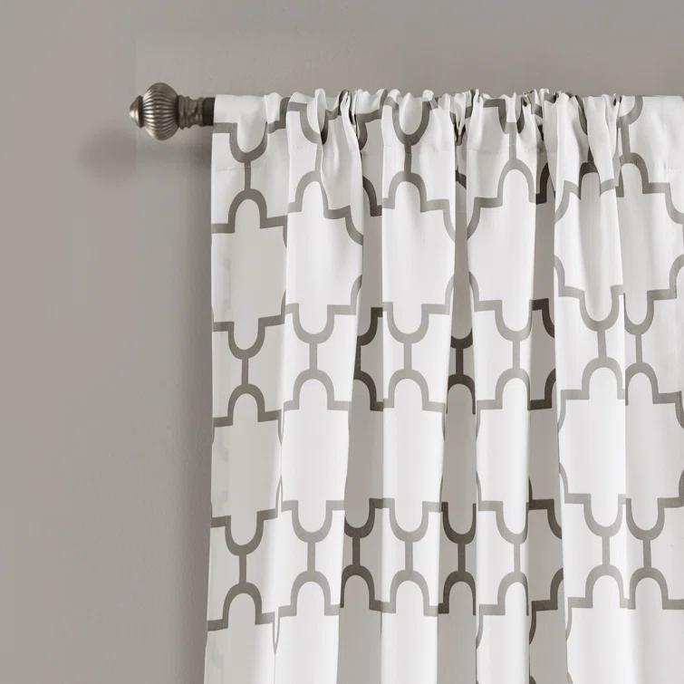 Lush Decor Polyester Room Darkening Curtain Pair (Set of 2)