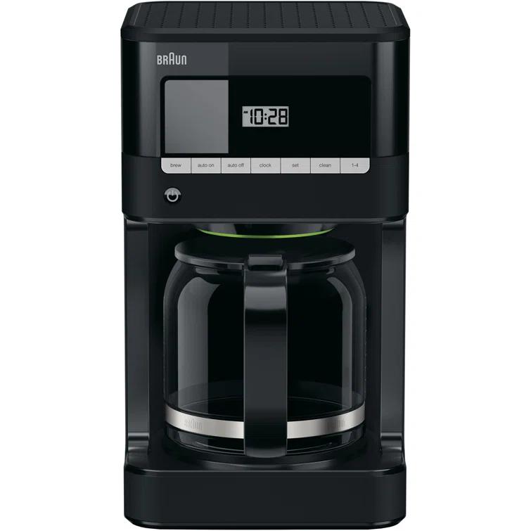 Braun BrewSense 12-Cup Drip Coffee Maker with Brew Strength Selector and Glass Carafe