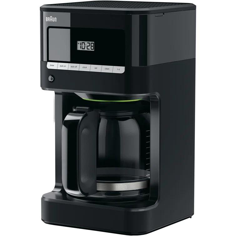 Braun BrewSense 12-Cup Drip Coffee Maker with Brew Strength Selector and Glass Carafe