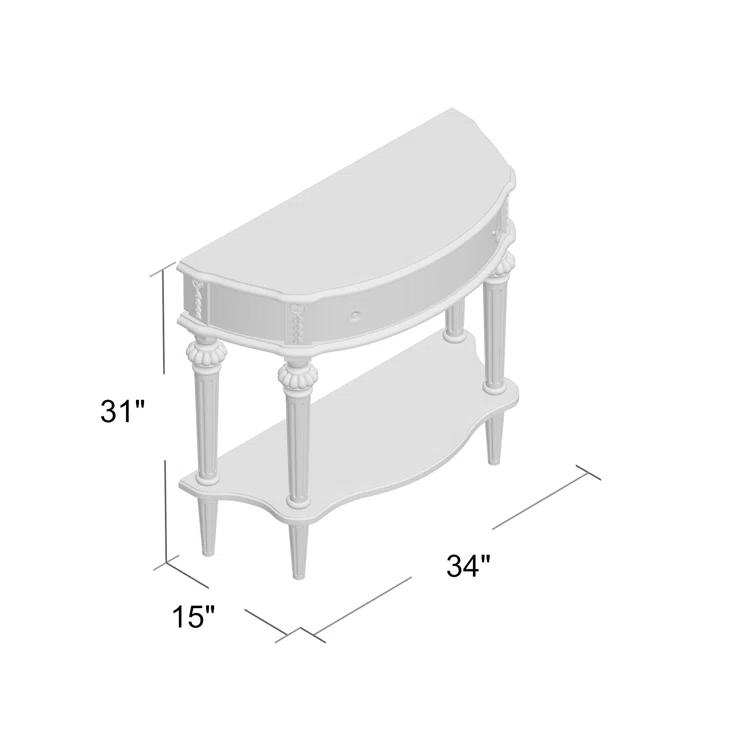 Butler Specialty Masterpiece Halifax Console Table In Driftwood