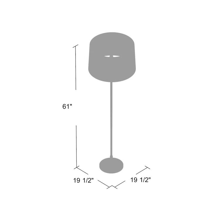 Robert Abbey Bandit 61'' Traditional Floor Lamp