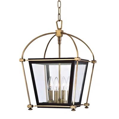 Hollis 4 - Light Dimmable Lantern Geometric Chandelier
