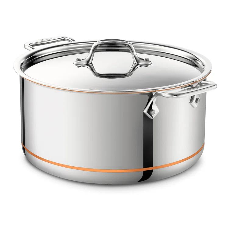All Clad Copper Core 8 Qt. Stockpot with Lid