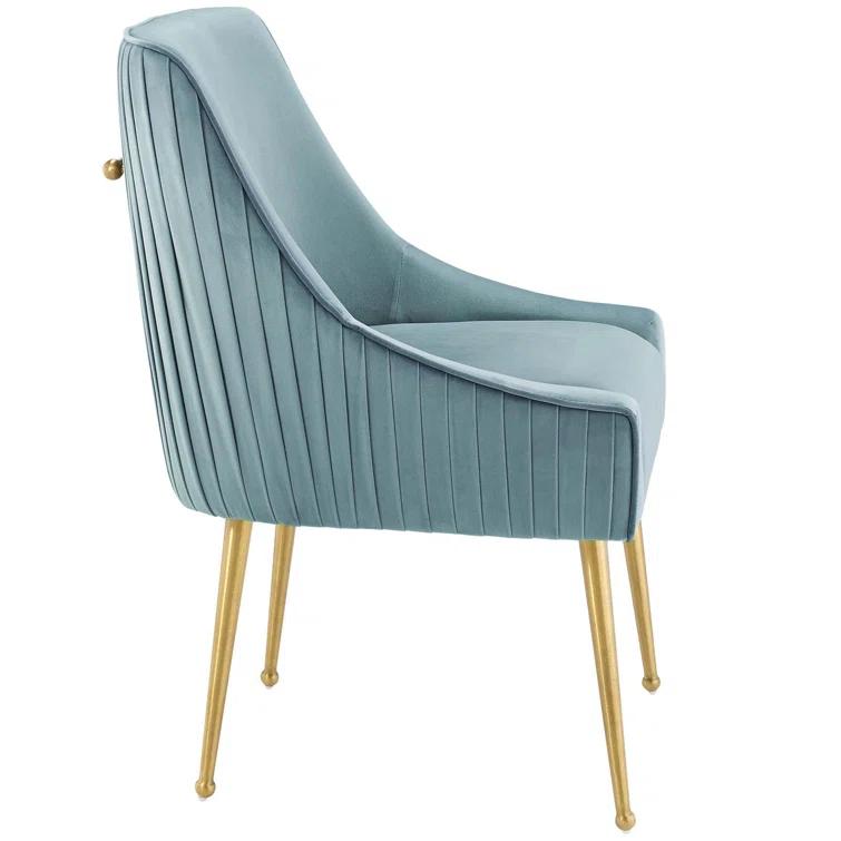 Discern Pleated Back Upholstered Performance Velvet Dining Chair by Modway