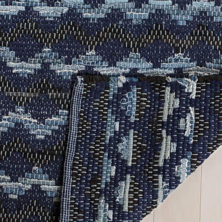 Amaral Hand Woven Cotton Chevron Rug